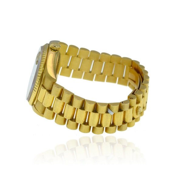 Rolex Mens Day-Date President Watch 18KY Solid Gold Champagne Dial 18238 MINT - Picture 9 of 11